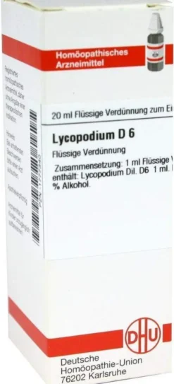 Dhu Lycopodium D6 20 ml Dilution