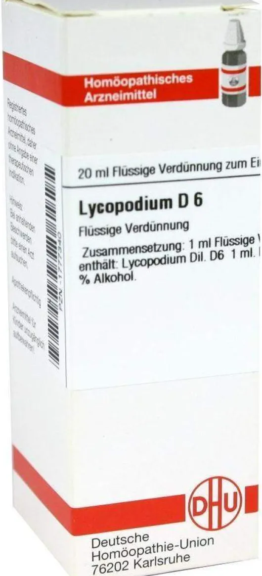 Dhu Lycopodium D6 20 ml Dilution
