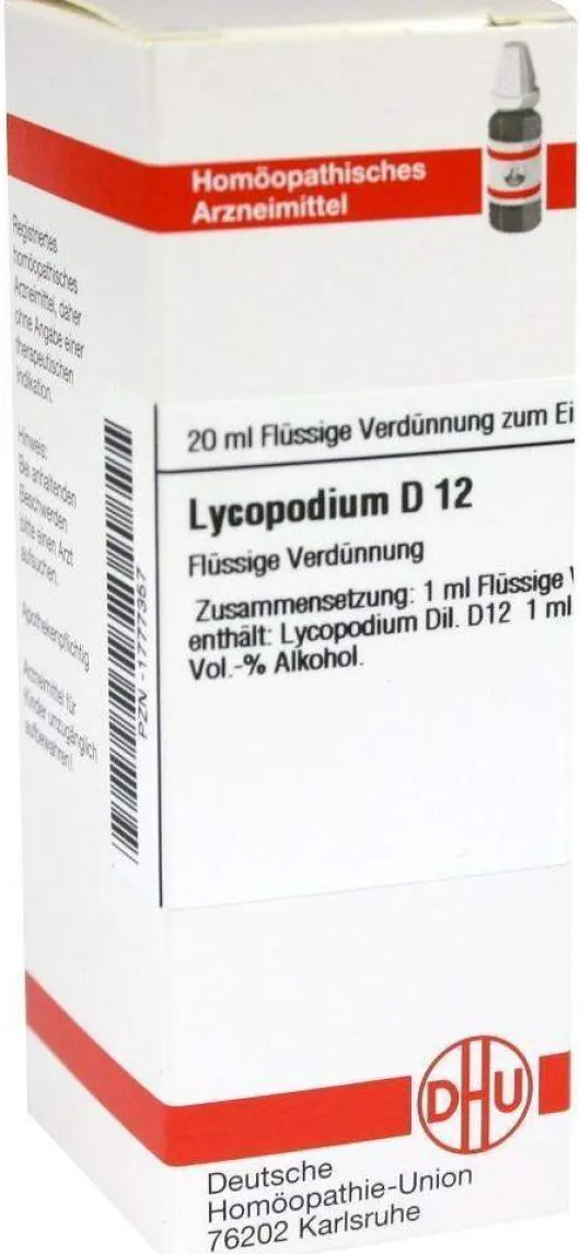 Dhu Lycopodium D12 20 ml Dilution
