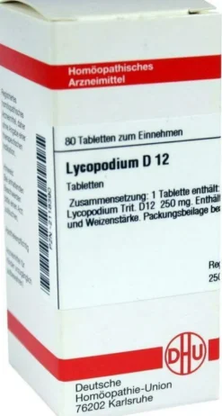 Dhu Lycopodium D12 80 Tabletten