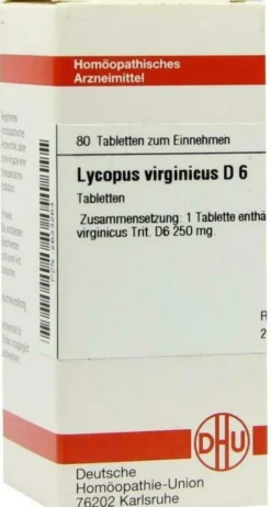 Dhu Lycopus Virginicus D6 80 Tabletten