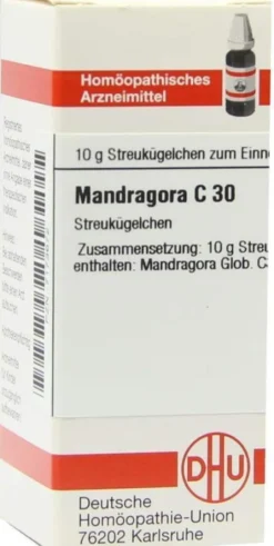Dhu Mandragora C30 Globuli