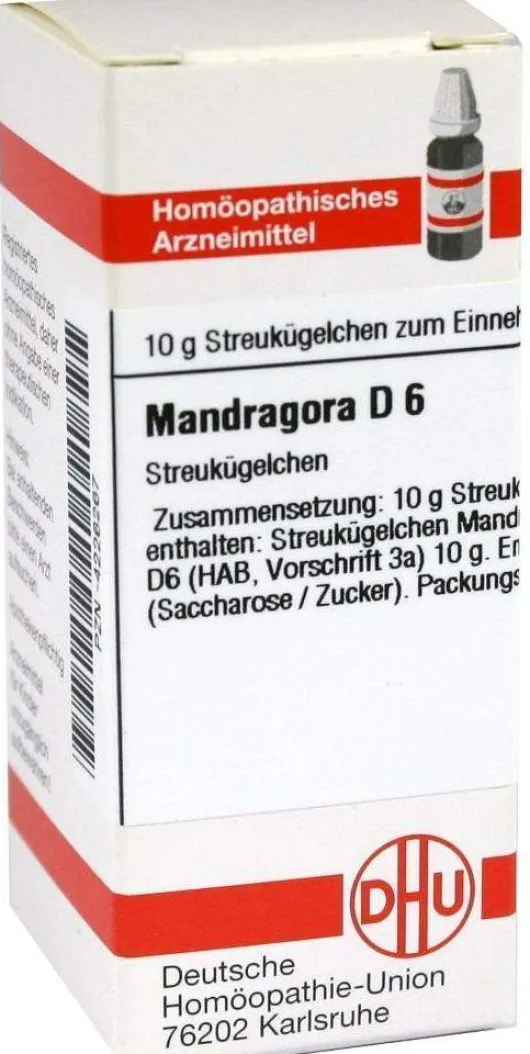 Dhu Mandragora D6 10 G Globuli
