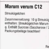 Dhu Marum Verum C12 Globuli 10 G