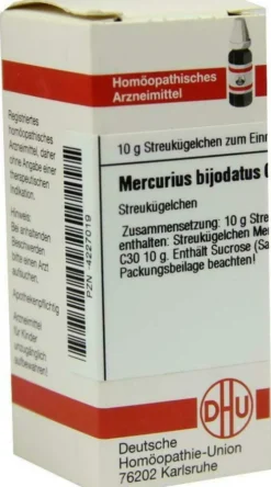 Dhu Mercurius Bijodatus C30 Globuli