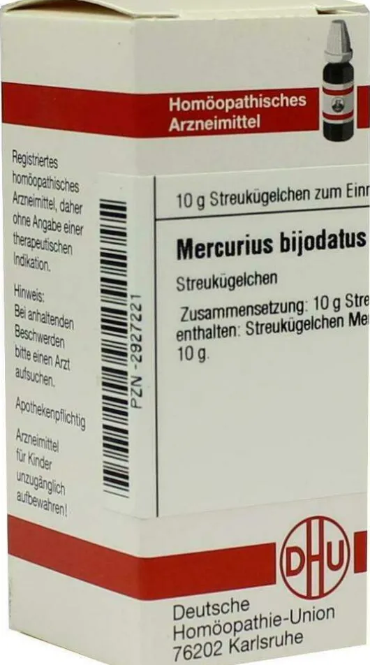 Dhu Mercurius Bijodatus D6 Globuli