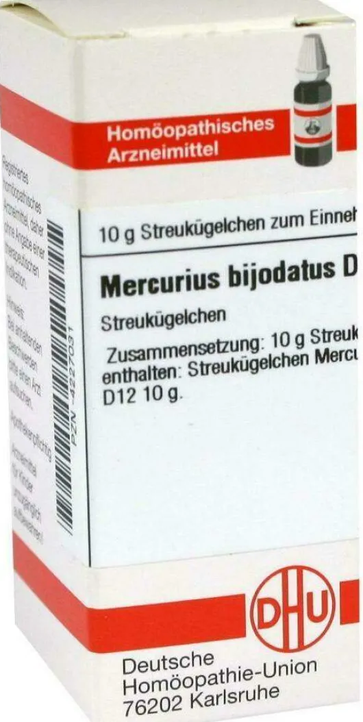 Dhu Mercurius Bijodatus D12 Globuli