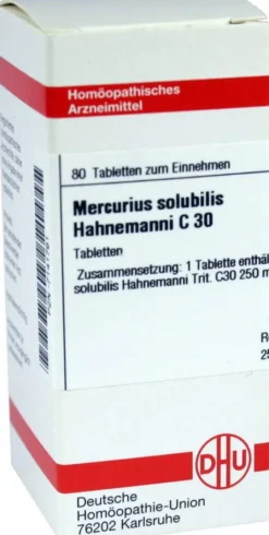 Dhu Mercurius Solubilis Hahnemanni C10 Globuli