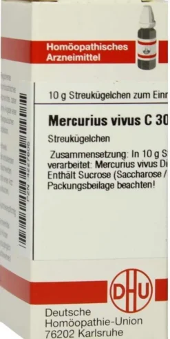 Dhu Mercurius Vivus C30 Globuli