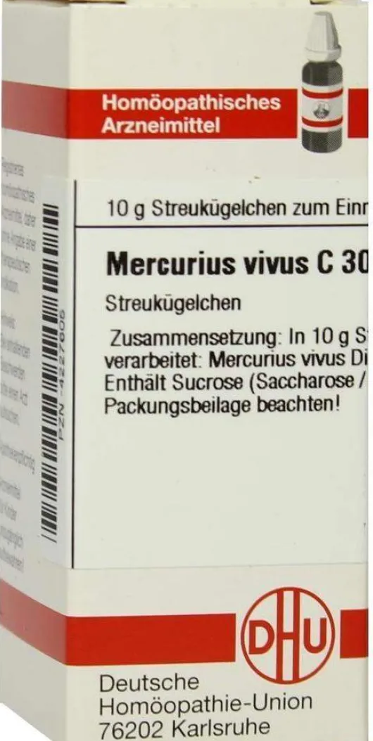 Dhu Mercurius Vivus C30 Globuli