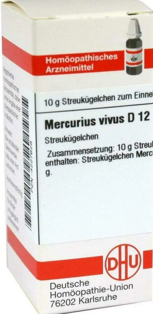 Dhu Mercurius Vivus D12 Globuli