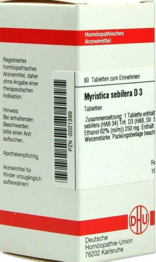 Dhu Myristica Sebifera D3 Tabletten