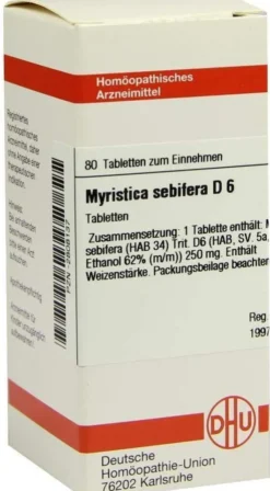 Dhu Myristica Sebifera D6 80 Tabletten