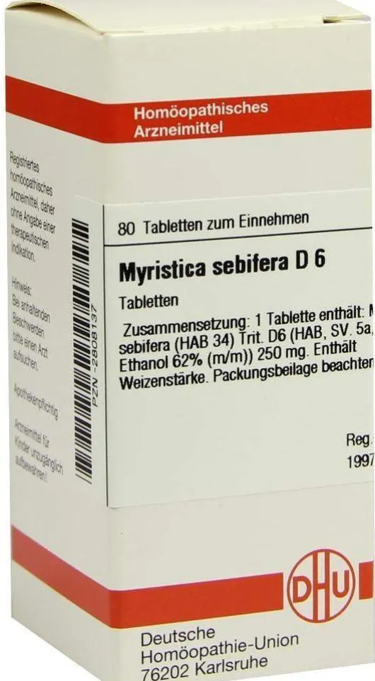 Dhu Myristica Sebifera D6 80 Tabletten