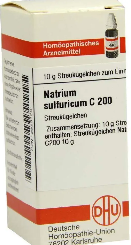 Dhu Natrium Sulfuricum C200 Globuli