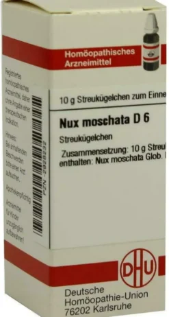 Dhu Nux Moschata D6 Globuli