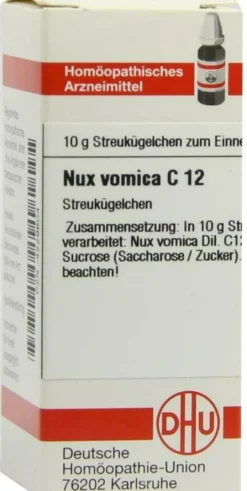 Dhu Nux Vomica C12 10 G Globuli