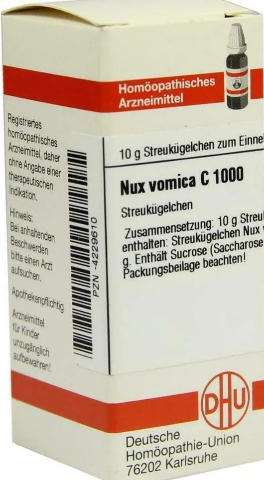 Dhu Nux Vomica C1000 Globuli