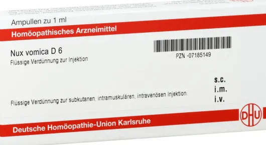 Dhu Nux Vomica D6 Ampullen 50 X 1 ml