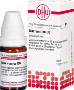 DHU Nux vomica D6 10 g Globuli