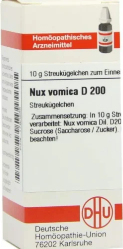 Dhu Nux Vomica D200 10 G Globuli