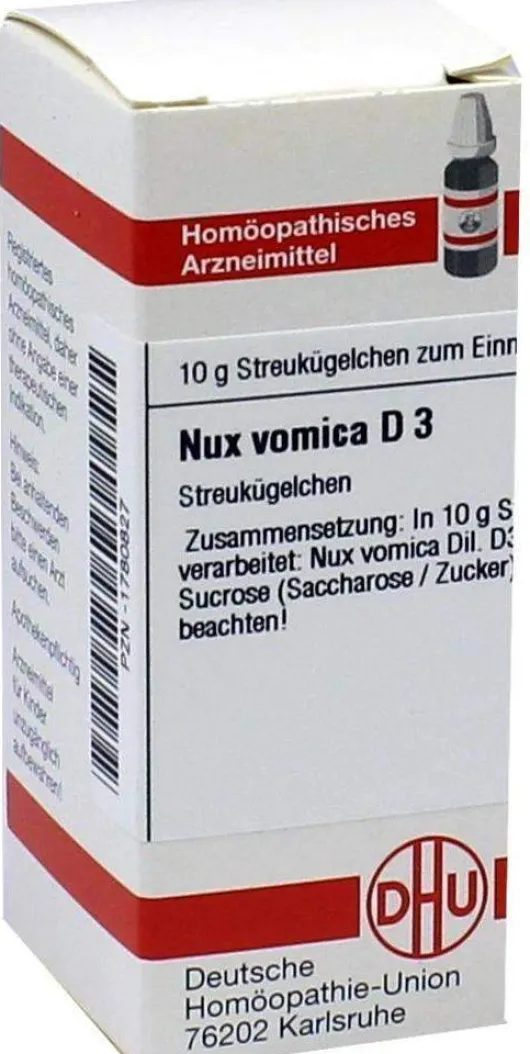 Dhu Nux Vomica D3 10 G Globuli