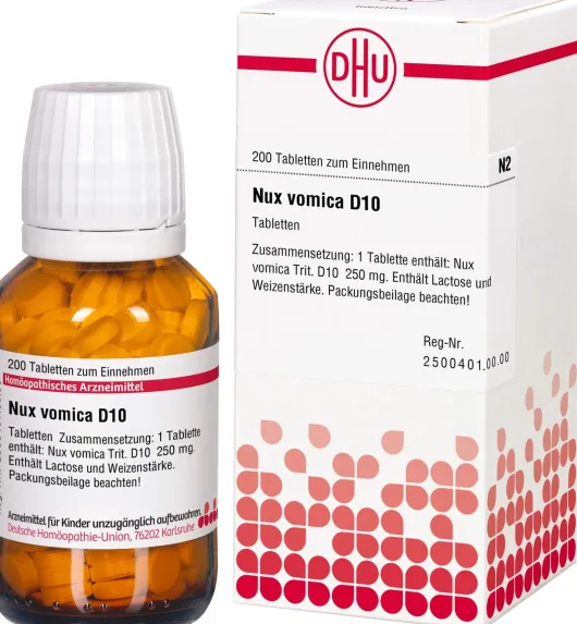 Dhu Nux Vomica D10 200 Tabletten