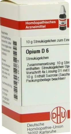 Dhu Opium D6 10 G Globuli
