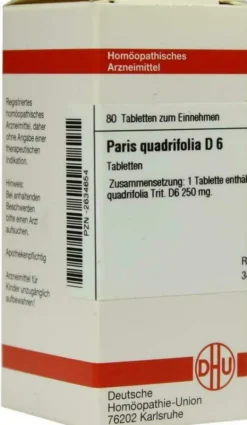 Dhu Paris Quadrifolia D6 Tabletten