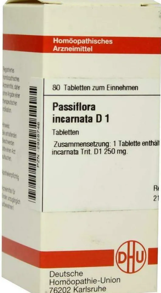 Dhu Passiflora Incarnata D1 80 Tabletten
