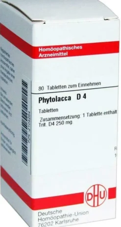 Dhu Phytolacca D4 80 Tabletten