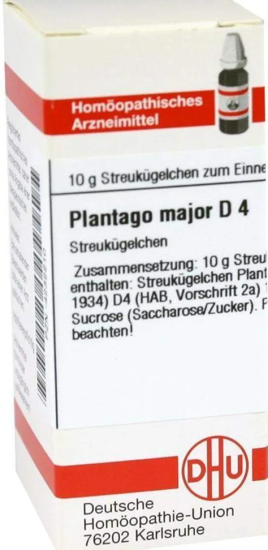 Dhu Plantago Major D4 Globuli