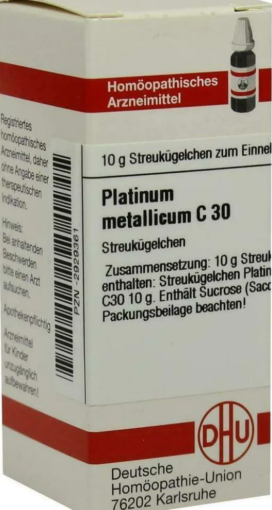 Dhu Platinum Metallicum C30 Globuli