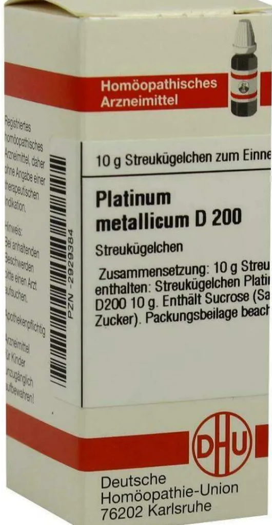 Dhu Platinum Metallicum D200 10 G Globuli