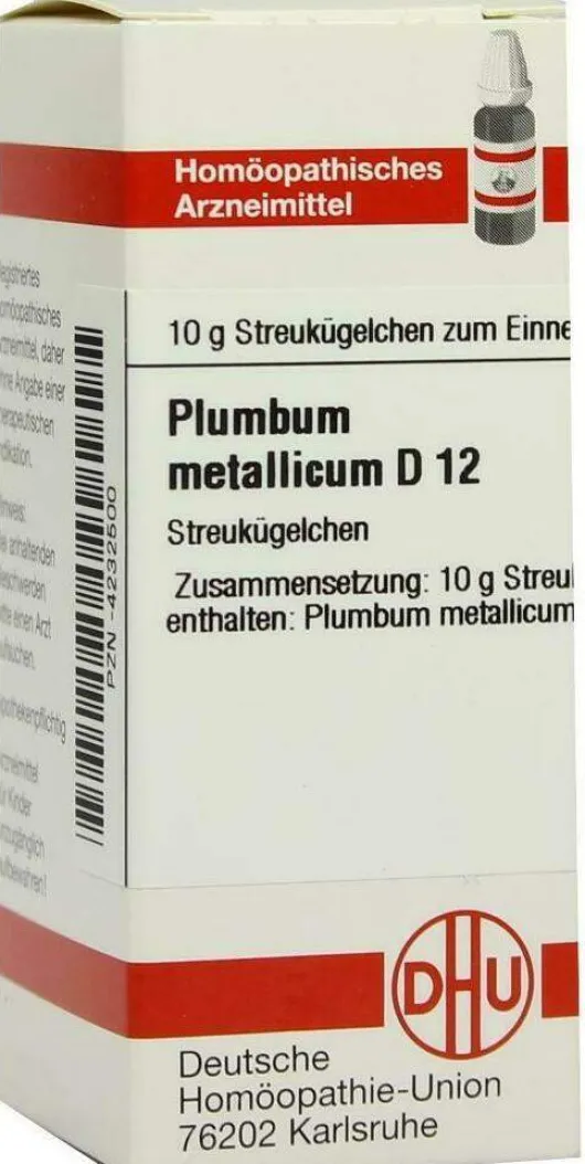 Dhu Plumbum Metallicum D12 10 G Globuli