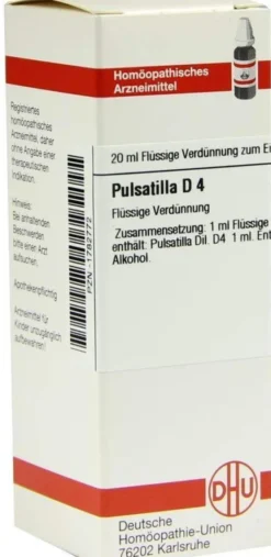 Dhu Pulsatilla D4 Dilution 20 ml