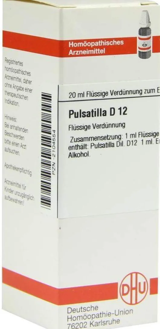 Dhu Pulsatilla D12 20 ml Dilution