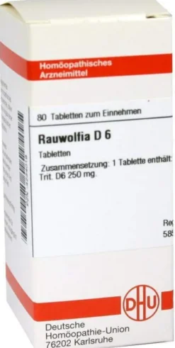 Dhu Rauwolfia D6 80 Tabletten