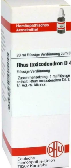Dhu Rhus Toxicodendron D4 Dilution