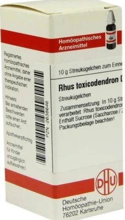Dhu Rhus Toxicodendron D10 Globuli