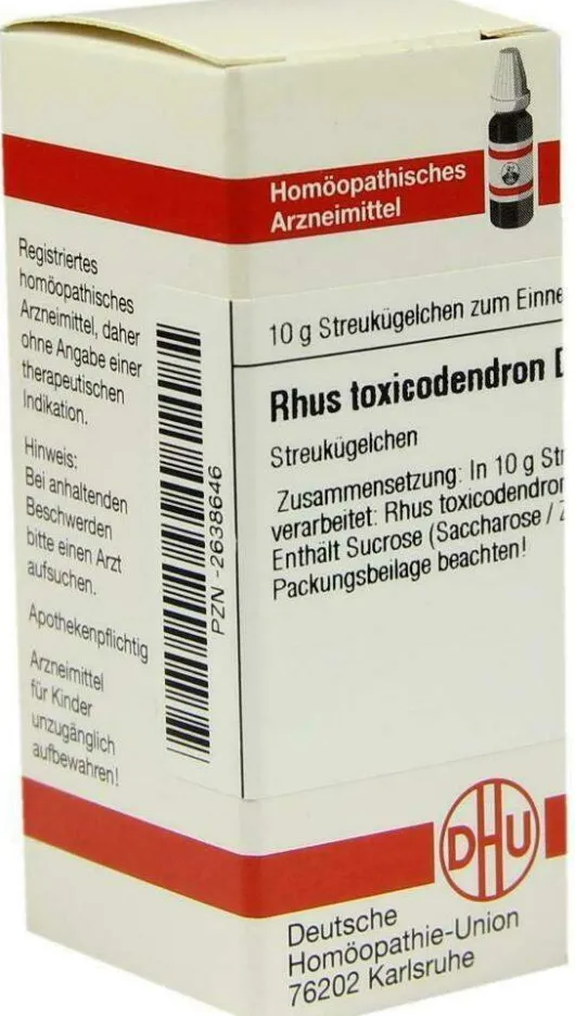 Dhu Rhus Toxicodendron D10 Globuli