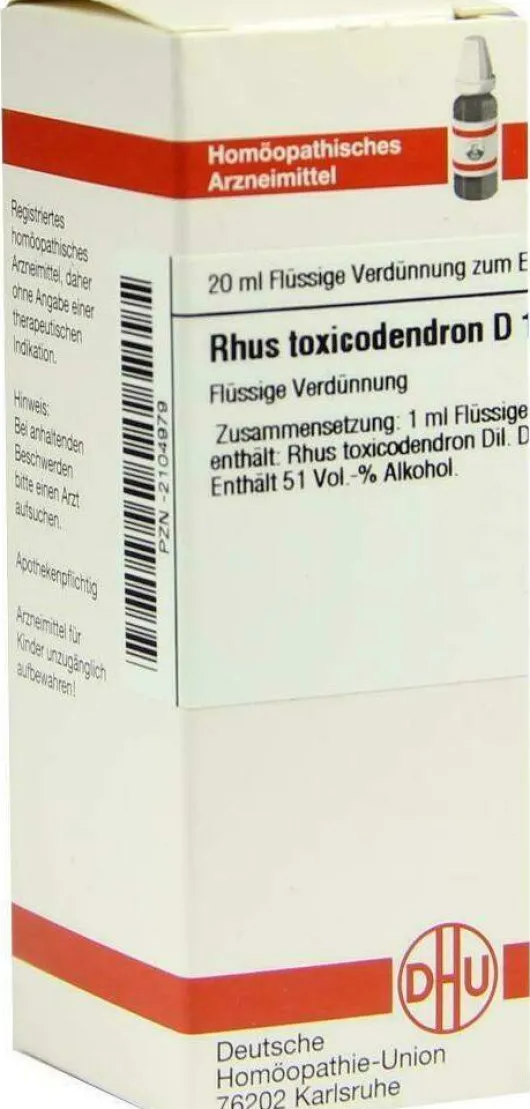 Dhu Rhus Toxicodendron D12 20 ml Dilution
