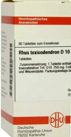 Dhu Rhus Toxicodendron D10 Tabletten