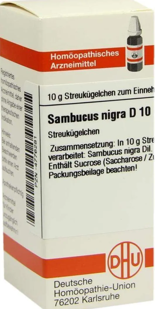 Dhu Sambucus Nigra D10 Globuli