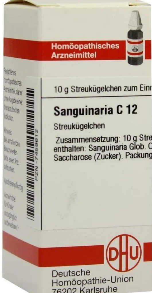 Dhu Sanguinaria C12 10 G Globuli