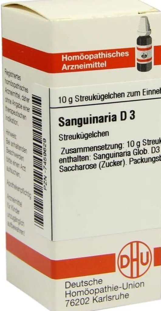 Dhu Sanguinaria D3 Globuli