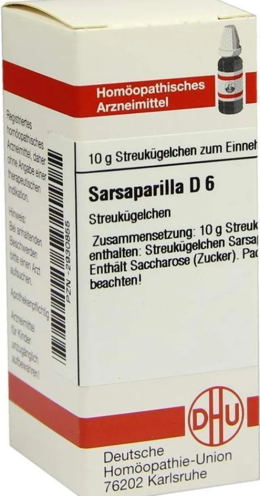 Dhu Sarsaparilla D6 10 G Globuli