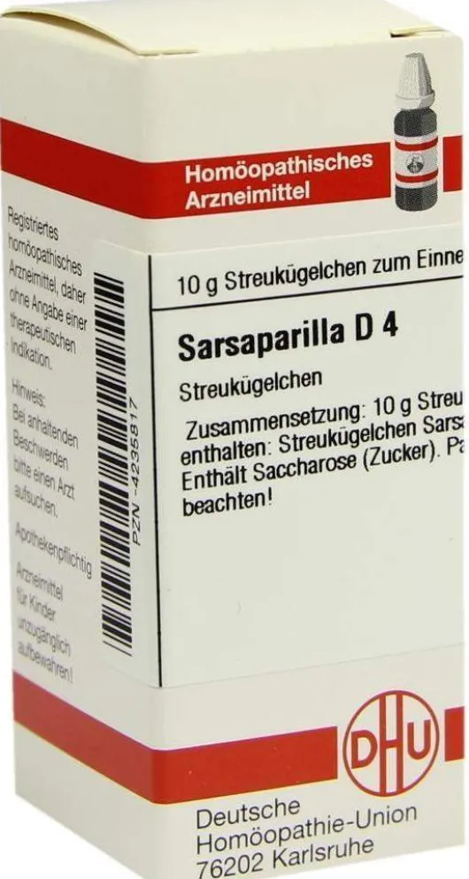 Dhu Sarsaparilla D4 Globuli