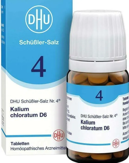 DHU Schüßler-Salz Nr. 4 Kalium chloratum D6 80 Tabletten