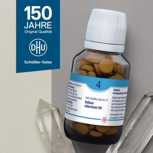 DHU Schüßler-Salz Nr. 4 Kalium chloratum D6 80 Tabletten